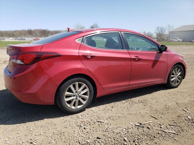  HYUNDAI ELANTRA 2014 Червоний
