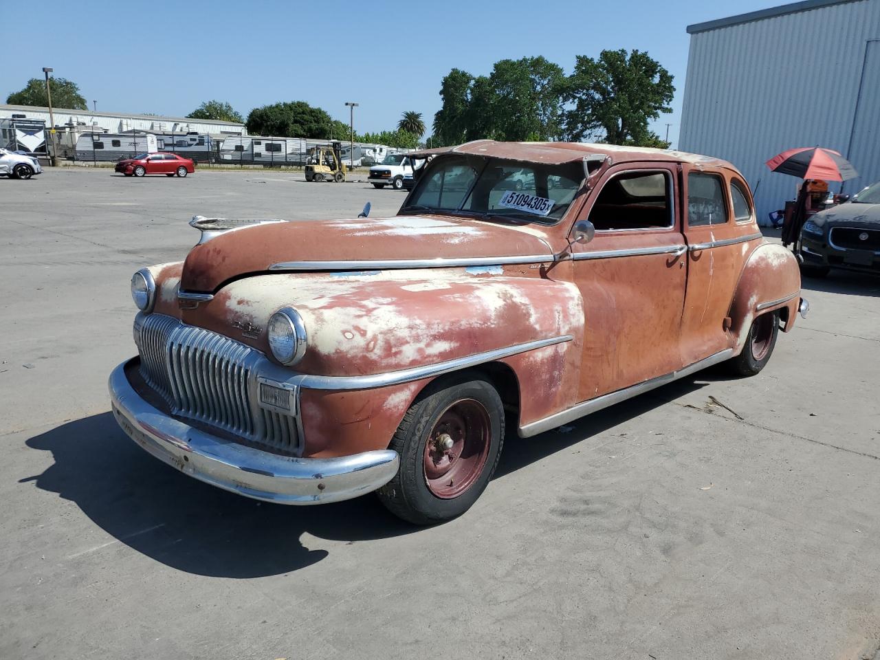 1946 Desoto Custom იყიდება Sacramento-ში, CA - Top/Roof