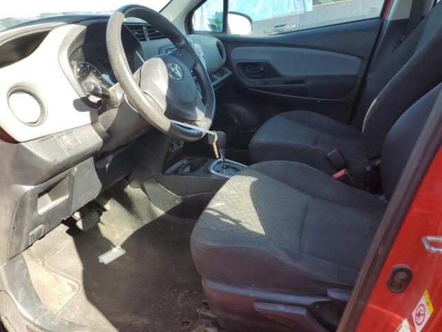  TOYOTA YARIS 2015 Czerwony