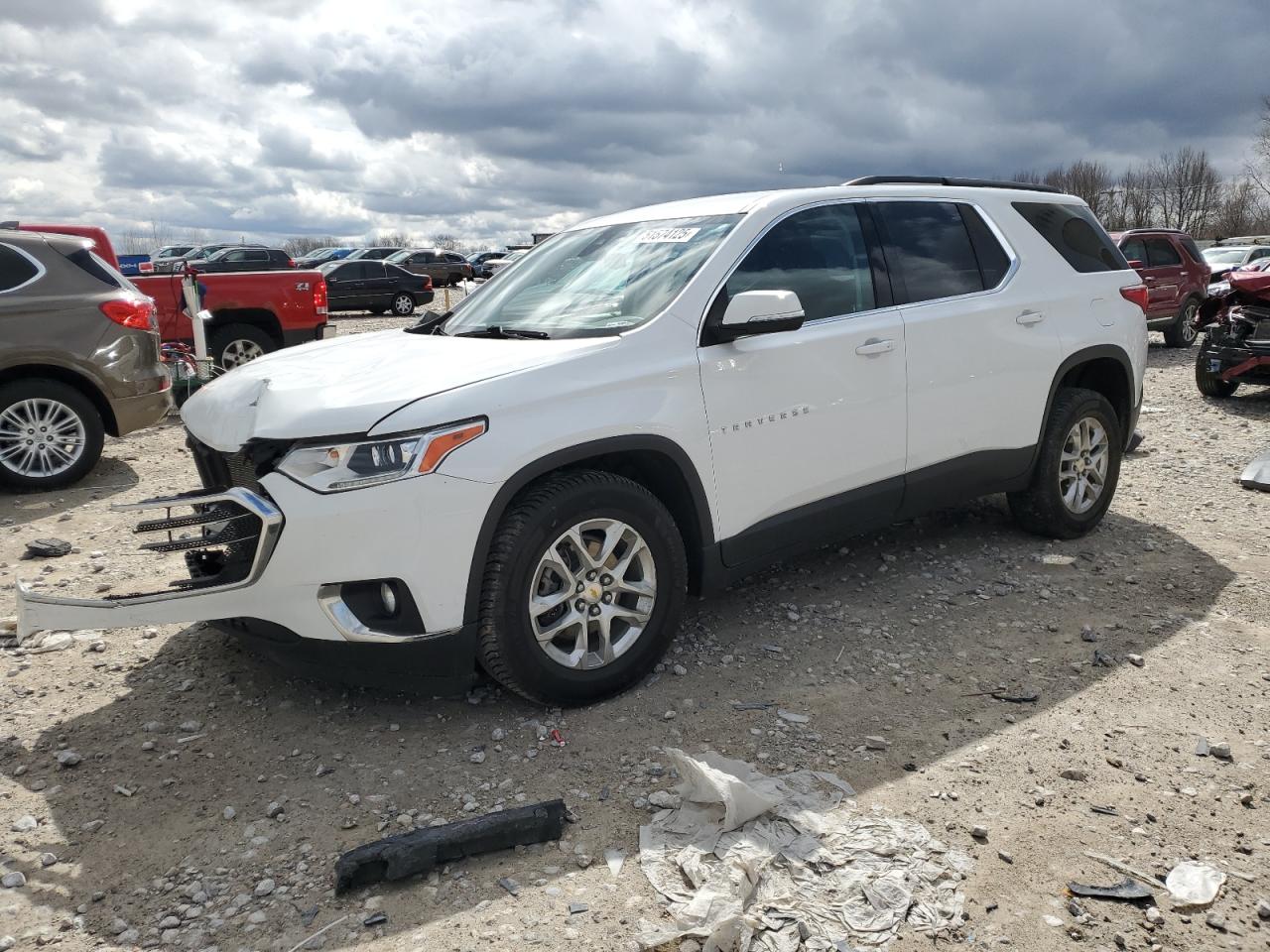 2021 Chevrolet Traverse Lt за продажба в Wayland, MI - Front End