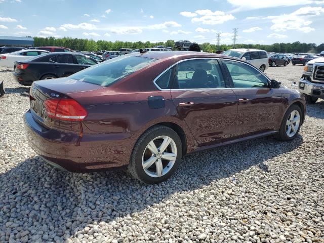 VOLKSWAGEN PASSAT 2013 Burgundy