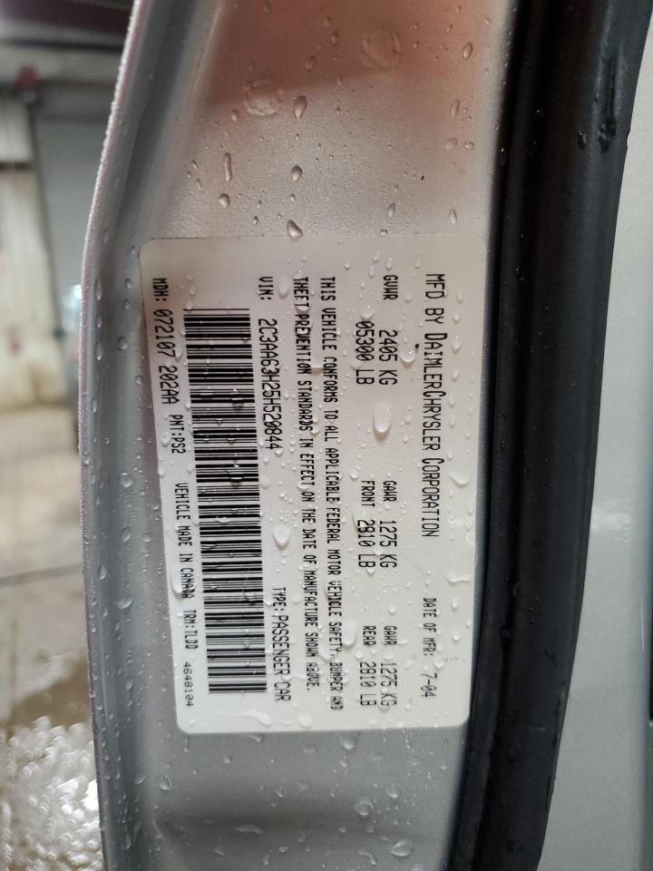 2005 Chrysler 300C VIN: 2C3AA63H25H520844 Lot: 49508785