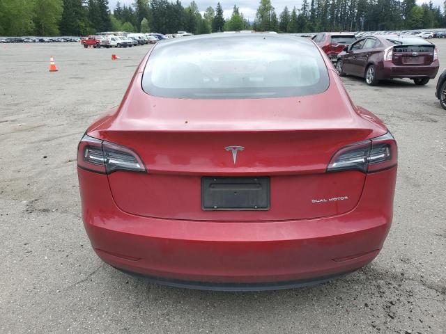  TESLA MODEL 3 2021 Red