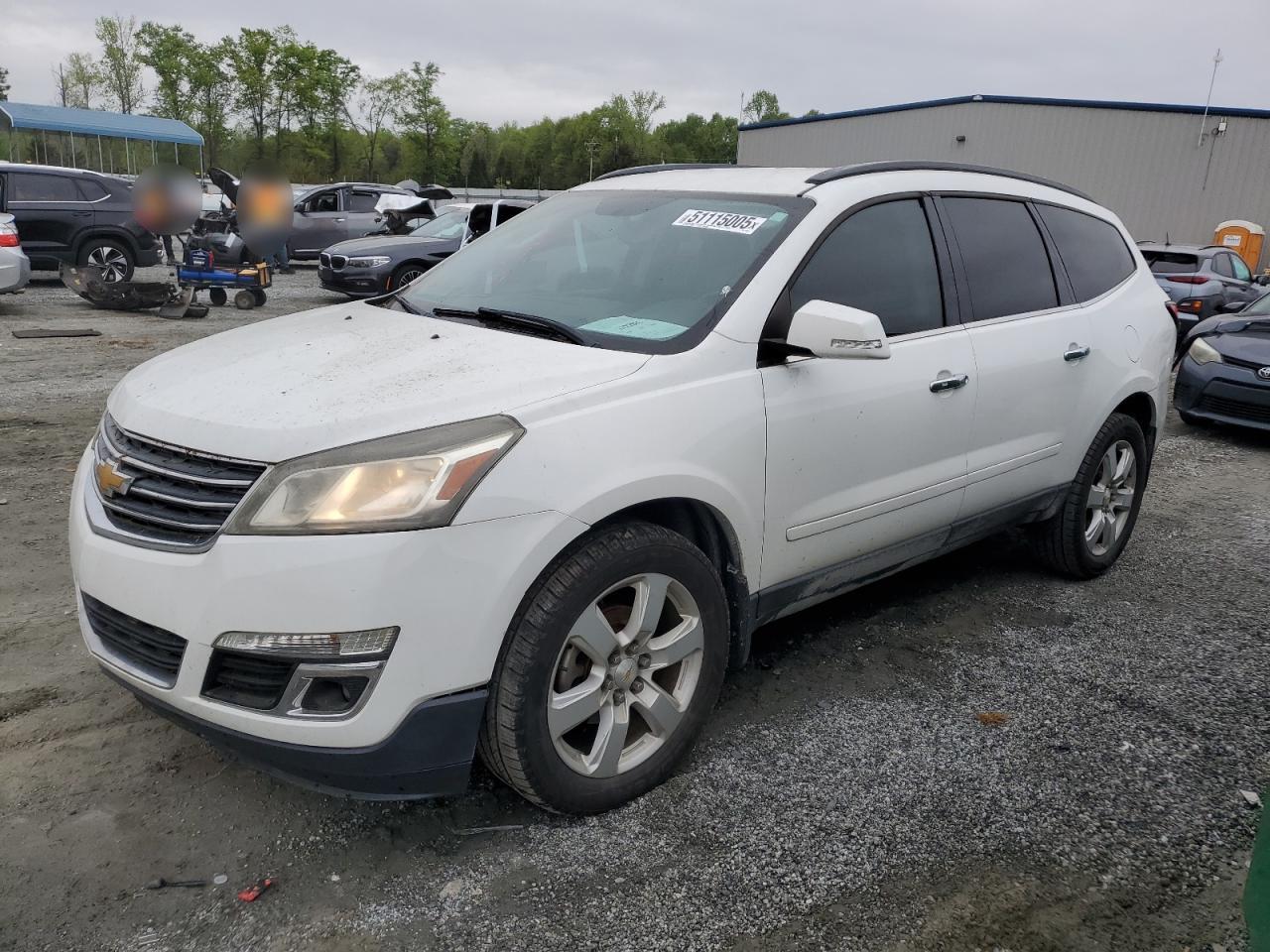 2016 Chevrolet Traverse Lt იყიდება Spartanburg-ში, SC - Rear End