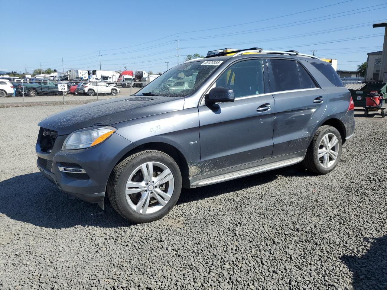 2012 Mercedes-Benz Ml 350 Bluetec en Venta en Eugene, OR - Front End