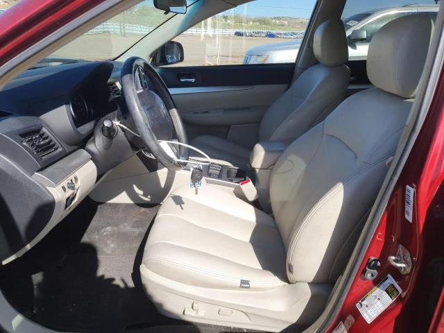  SUBARU OUTBACK 2014 Red