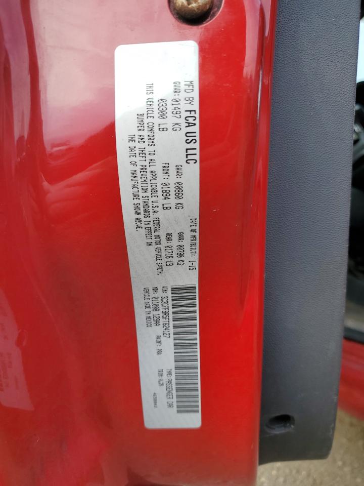 2015 Fiat 500 Sport VIN: 3C3CFFBR5FT624127 Lot: 52164655