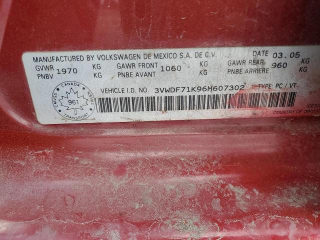 2006 VOLKSWAGEN JETTA 2.5L LEATHER