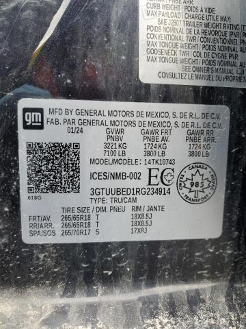 2024 GMC SIERRA K1500 SLE