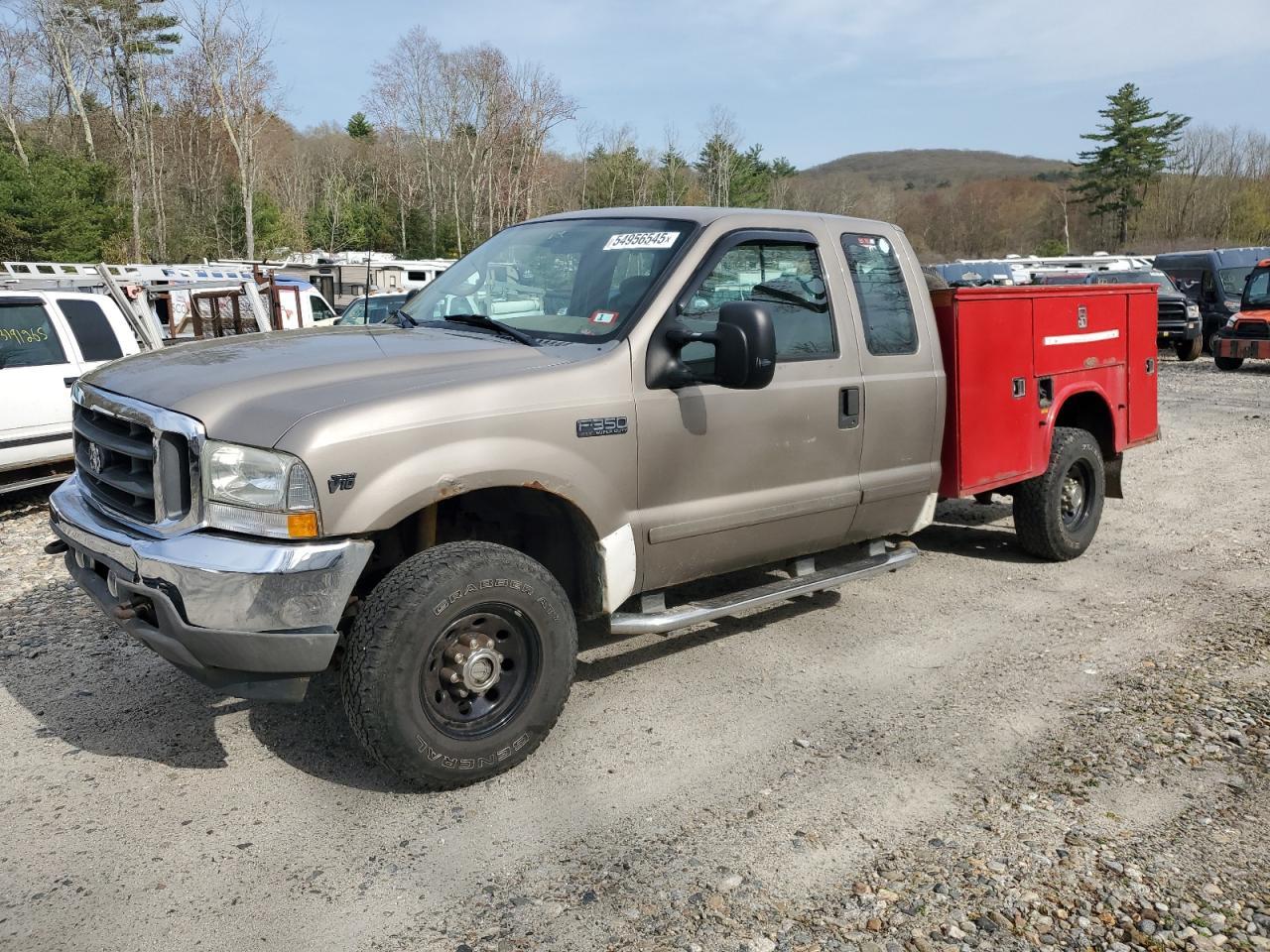2002 Ford F350 Srw Super Duty იყიდება West Warren-ში, MA - Frame Damage