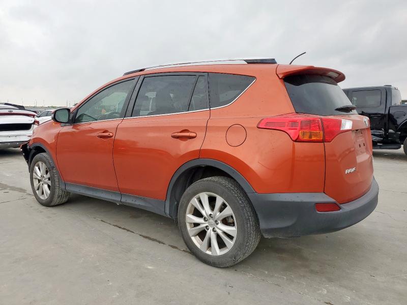 Parquets TOYOTA RAV4 2015 Pomarańczowy