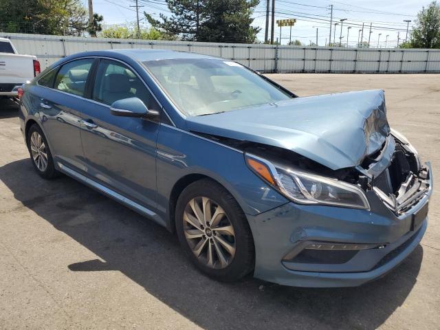  HYUNDAI SONATA 2017 Синий