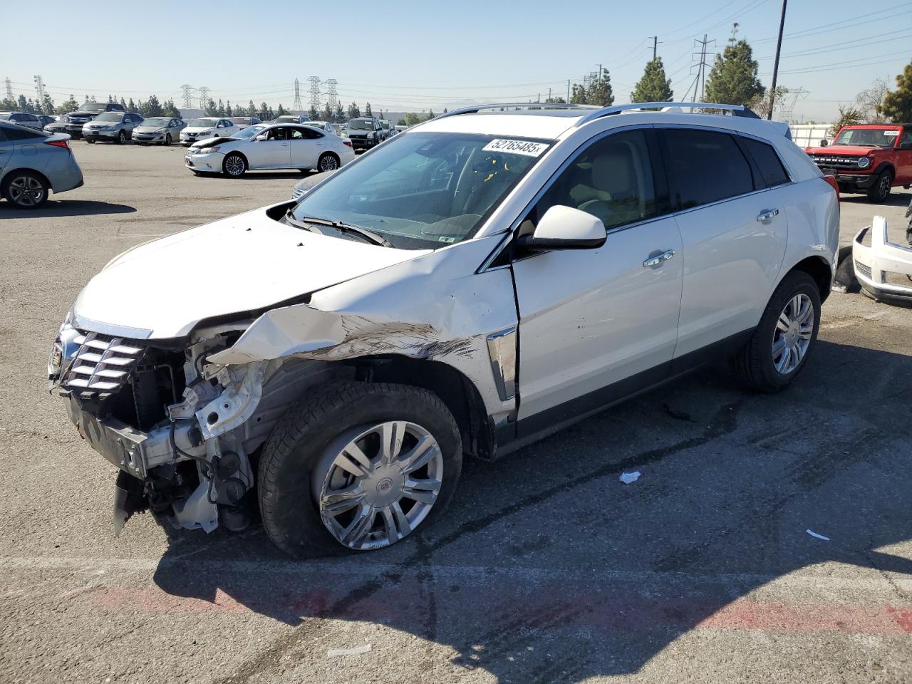 2015 Cadillac Srx Luxury Collection en Venta en Rancho Cucamonga, CA - Front End