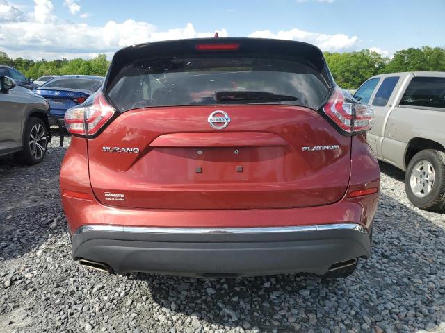  NISSAN MURANO 2016 Red
