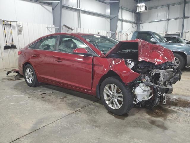  HYUNDAI SONATA 2015 Czerwony