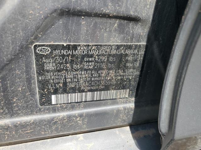 2012 HYUNDAI SONATA GLS