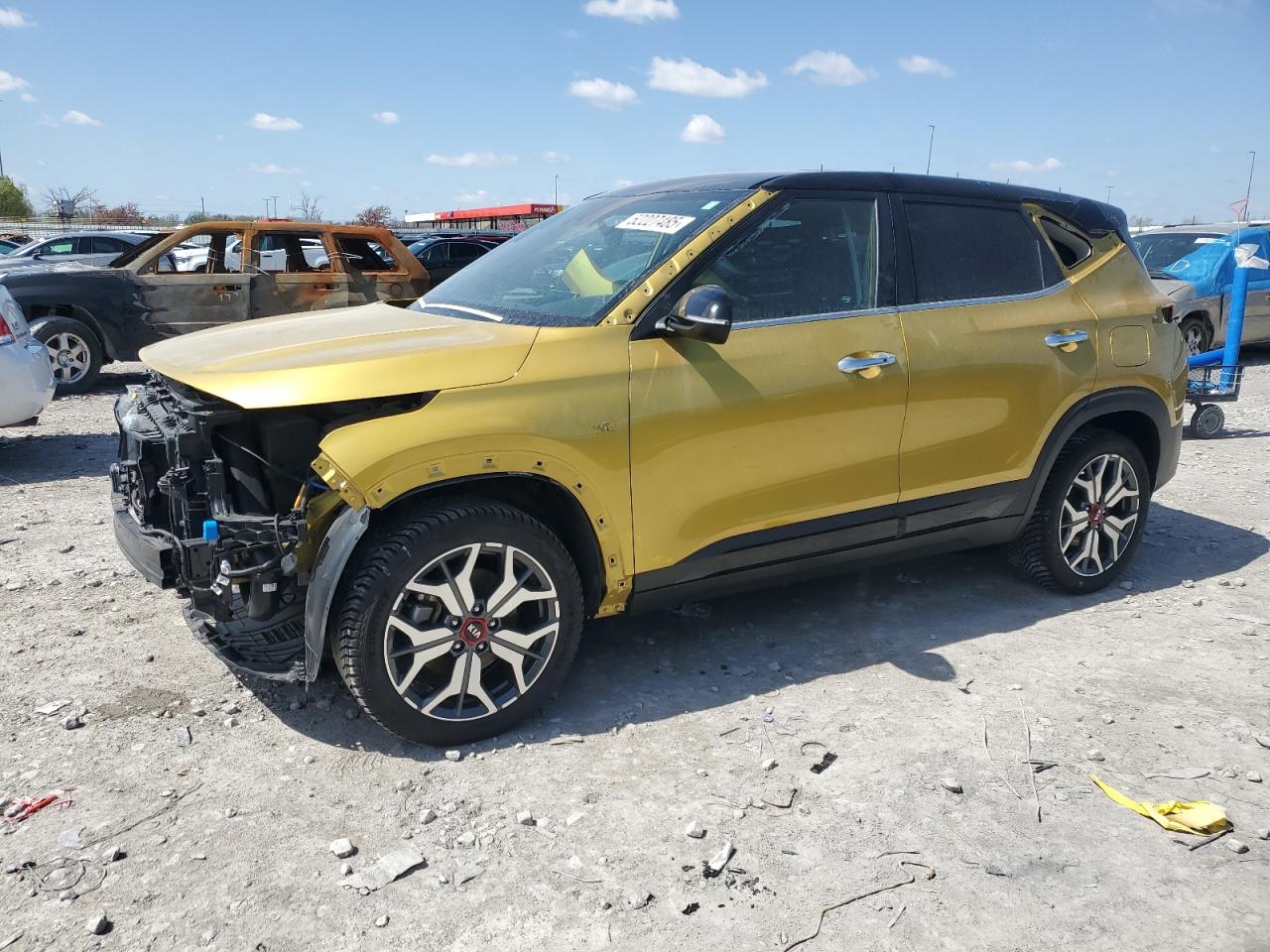 2021 Kia Seltos Sx იყიდება Cahokia Heights-ში, IL - Hail