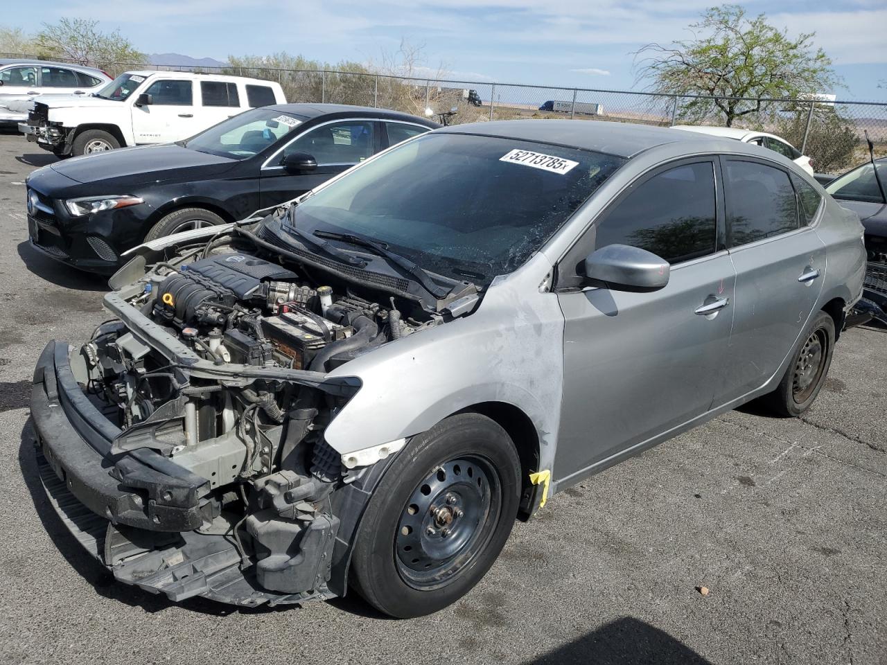 2014 Nissan Sentra S იყიდება North Las Vegas-ში, NV - Front End
