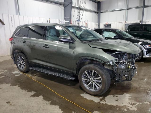  TOYOTA HIGHLANDER 2019 Зелений