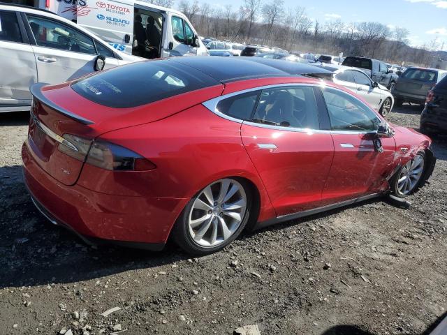  TESLA MODEL S 2013 Красный