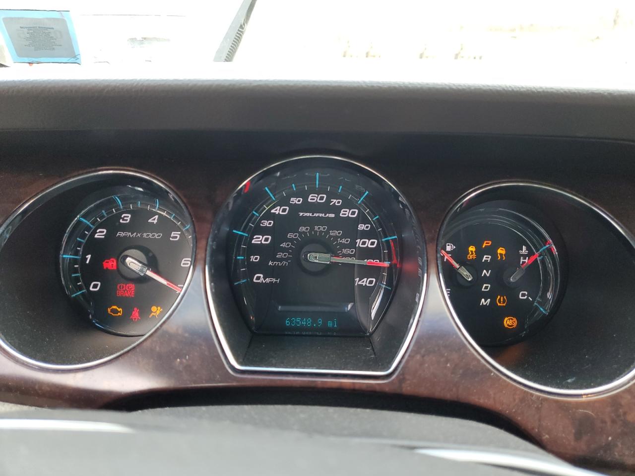 2012 Ford Taurus Sel VIN: 1FAHP2EW9CG100221 Lot: 52232225