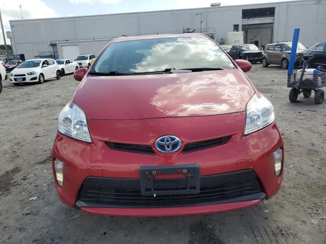  TOYOTA PRIUS 2015 Czerwony