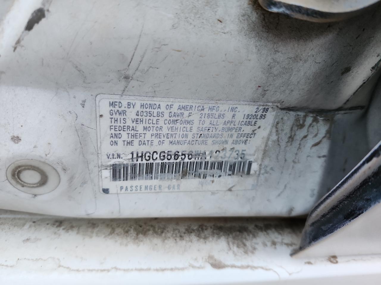 1998 Honda Accord - Image 12