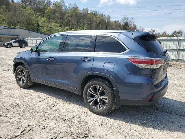 Parquets TOYOTA HIGHLANDER 2016 Granatowy