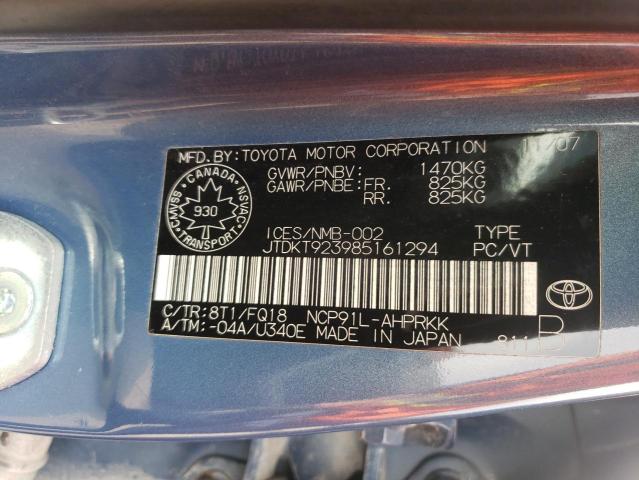 2008 TOYOTA YARIS 
