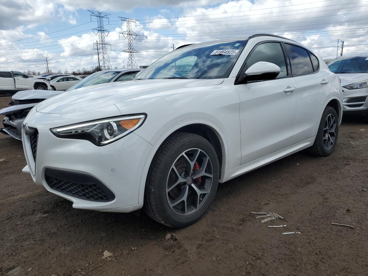 2020 Alfa Romeo Stelvio Ti na sprzedaż w Elgin, IL - Side