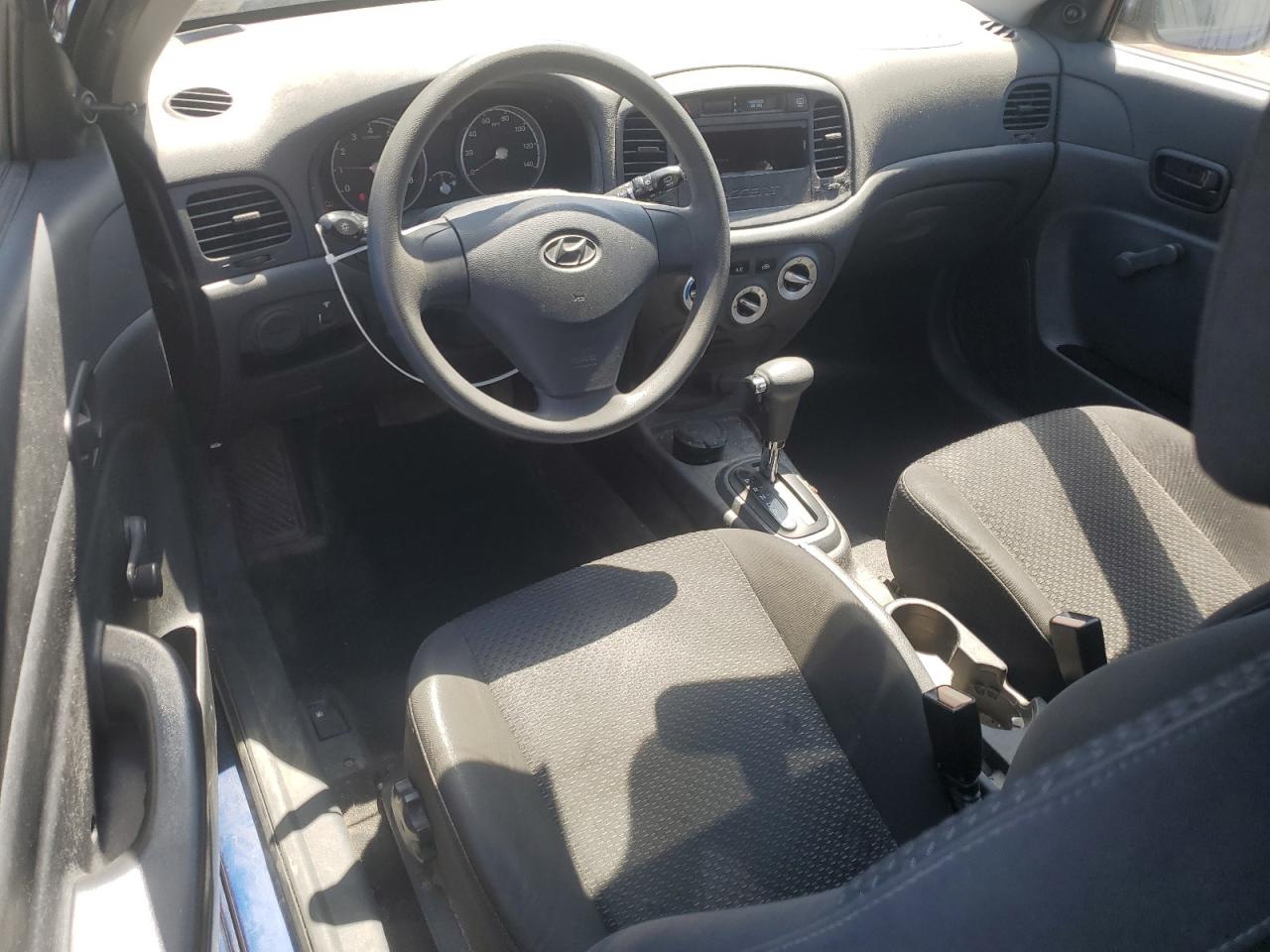 2010 Hyundai Accent Blue VIN: KMHCM3AC7AU168316 Lot: 53984035