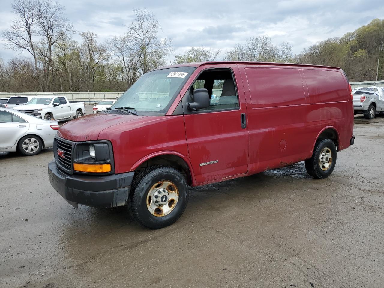2006 Gmc Savana G2500 за продажба в Ellwood City, PA - Rear End