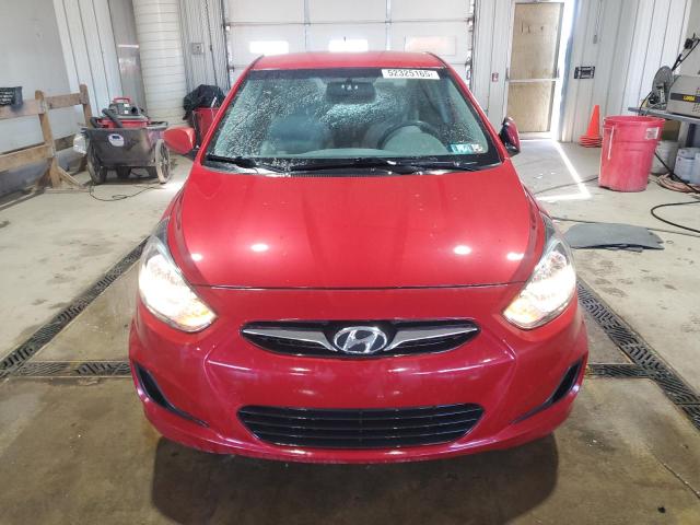  HYUNDAI ACCENT 2013 Червоний