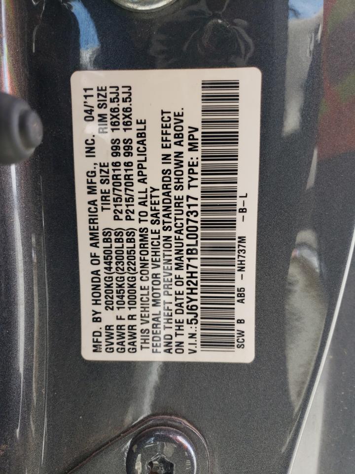 2011 Honda Element Ex VIN: 5J6YH2H71BL007317 Lot: 51018765