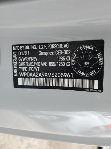 2021 PORSCHE 911 CARRERA