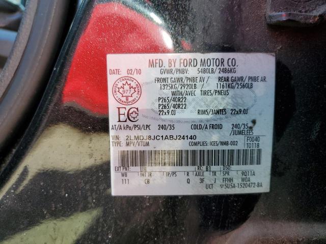 2010 LINCOLN MKX 