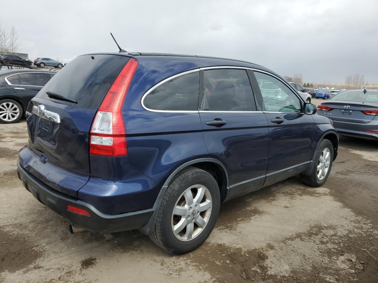 2009 Honda Cr-V Ex blue suv gas 5J6RE48589L802785 photo #4