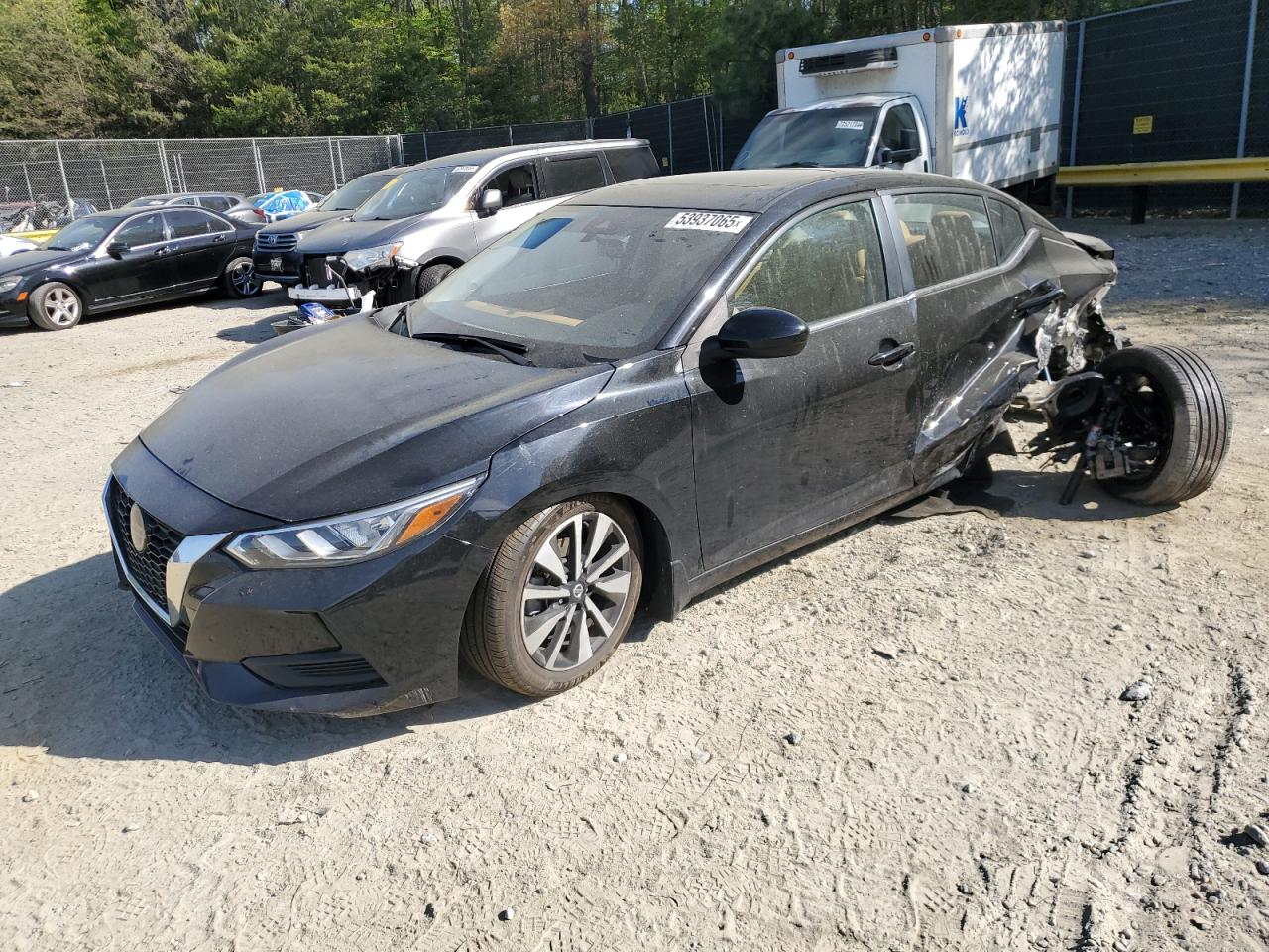 2023 Nissan Sentra Sv продається в Waldorf, MD - All Over