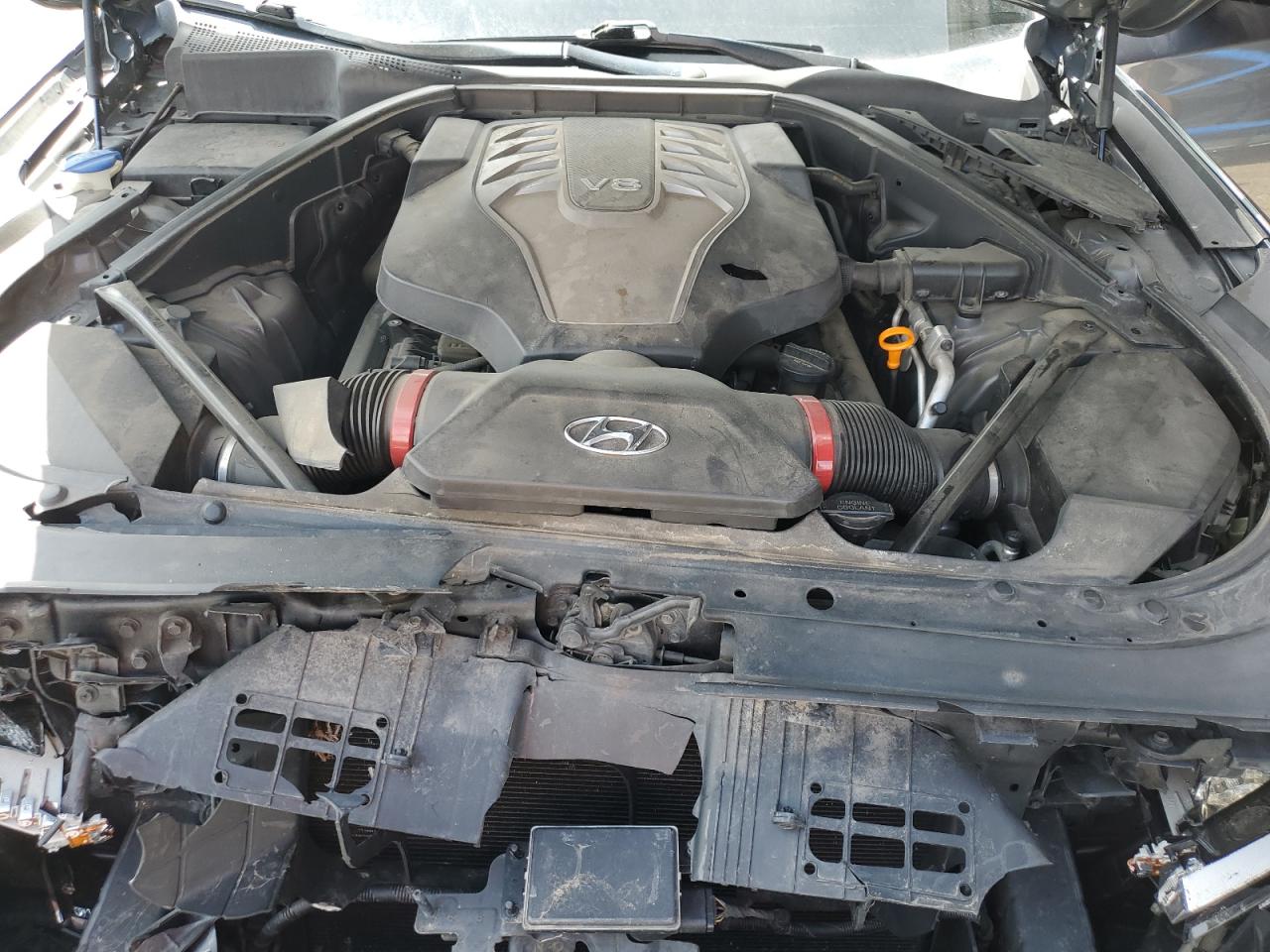 2015 Hyundai Genesis 5.0L VIN: KMHGN4JF9FU016222 Lot: 54381355