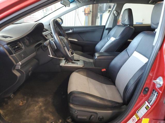  TOYOTA CAMRY 2013 Red