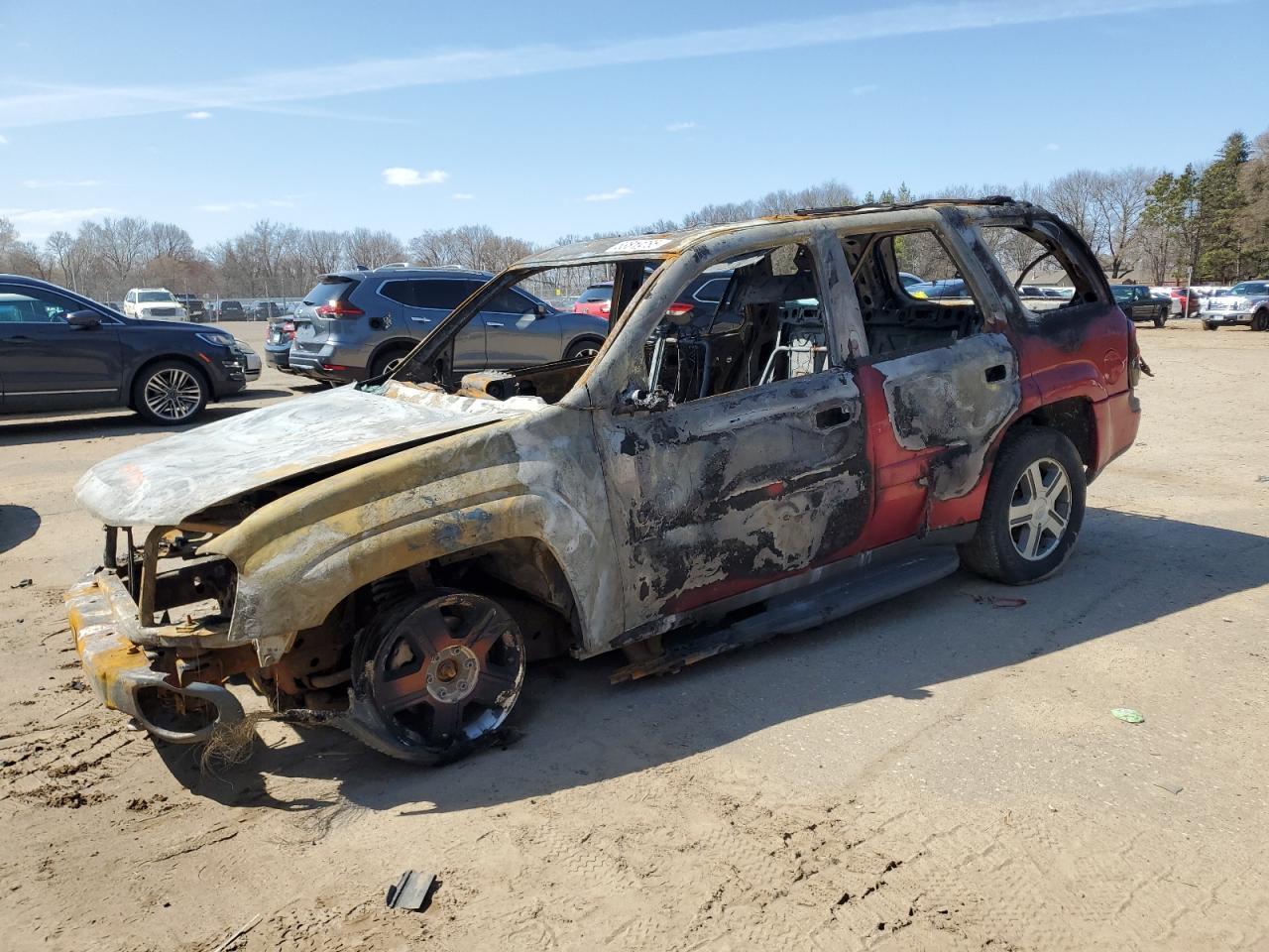 2004 Chevrolet Trailblazer Ls იყიდება Ham Lake-ში, MN - Burn