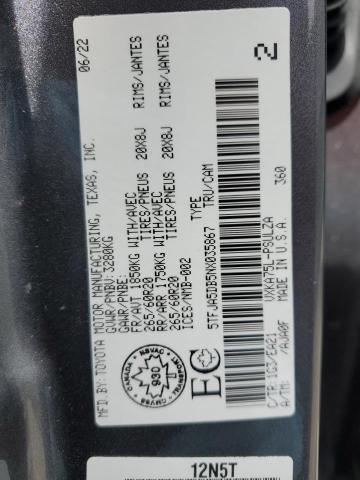 2022 TOYOTA TUNDRA CREWMAX LIMITED  