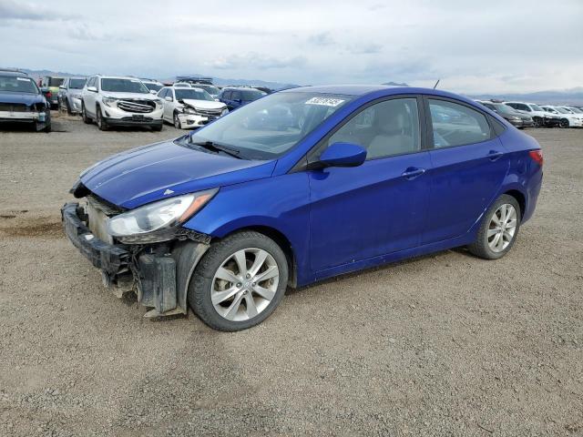 Sedans HYUNDAI ACCENT 2013 Granatowy