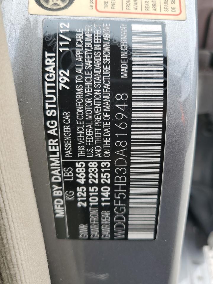 2013 Mercedes-Benz C 350 VIN: WDDDF5HB3DA816948 Lot: 51759835