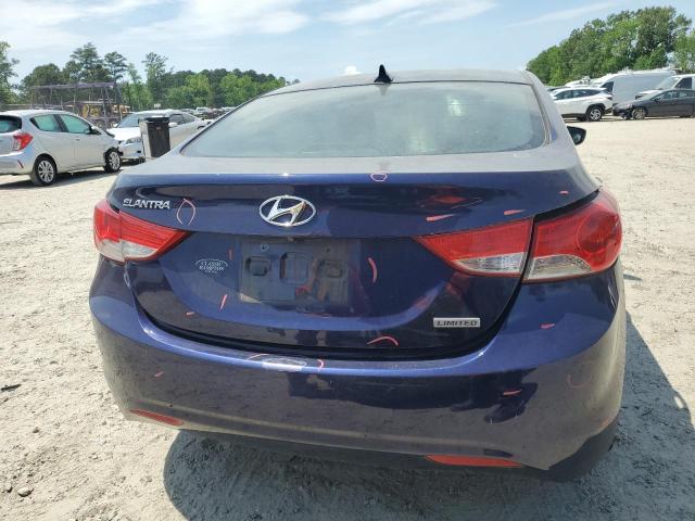  HYUNDAI ELANTRA 2012 Blue