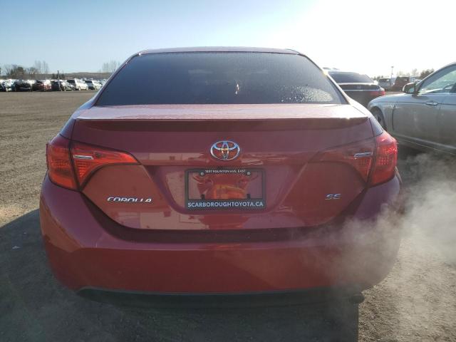  TOYOTA COROLLA 2018 Красный