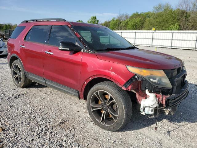 Паркетники FORD EXPLORER 2014 Бордовый