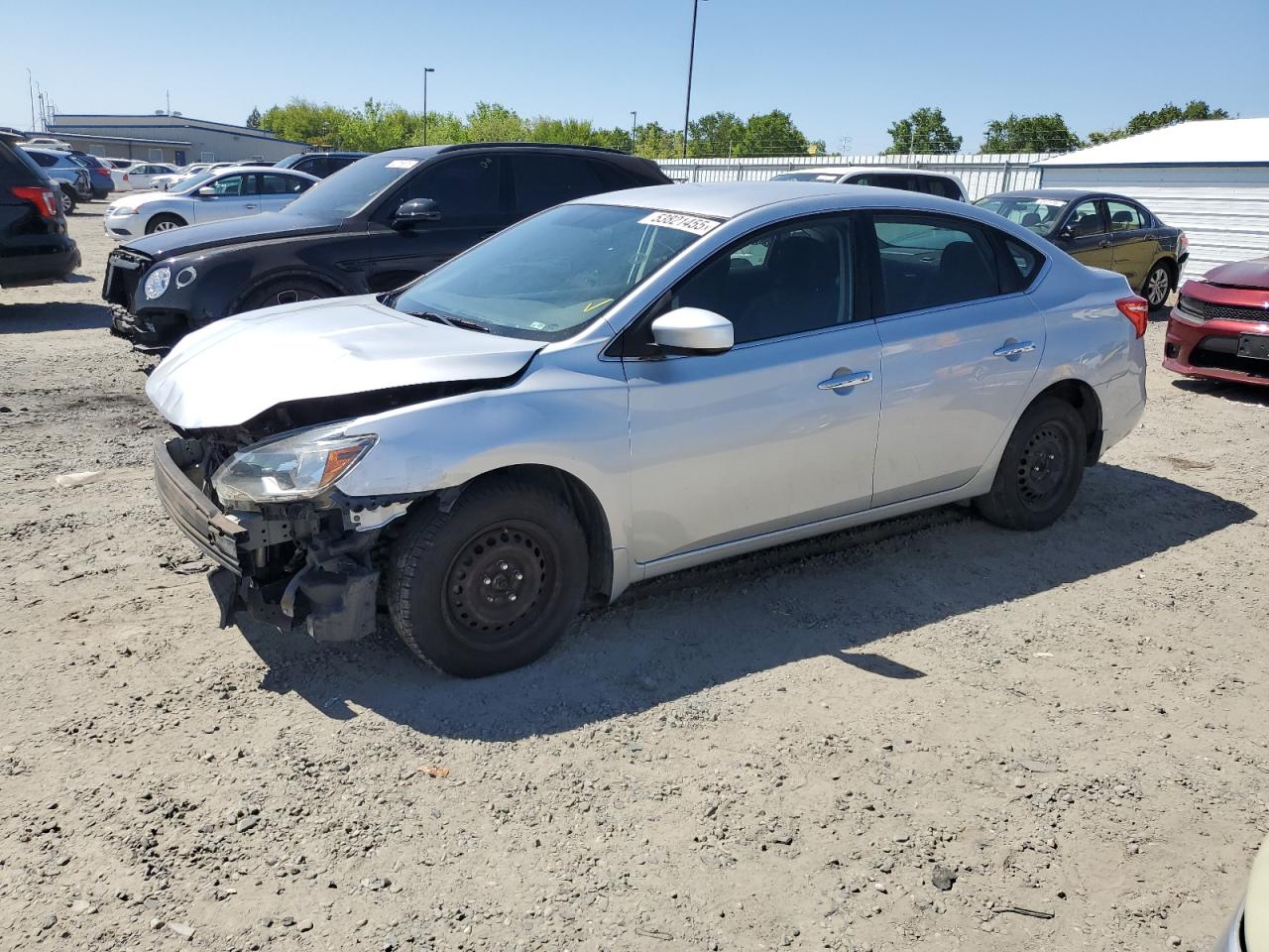 2016 Nissan Sentra S на продаже в Sacramento, CA - Front End