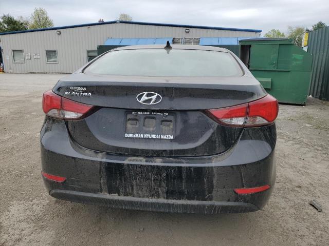  HYUNDAI ELANTRA 2016 Чорний