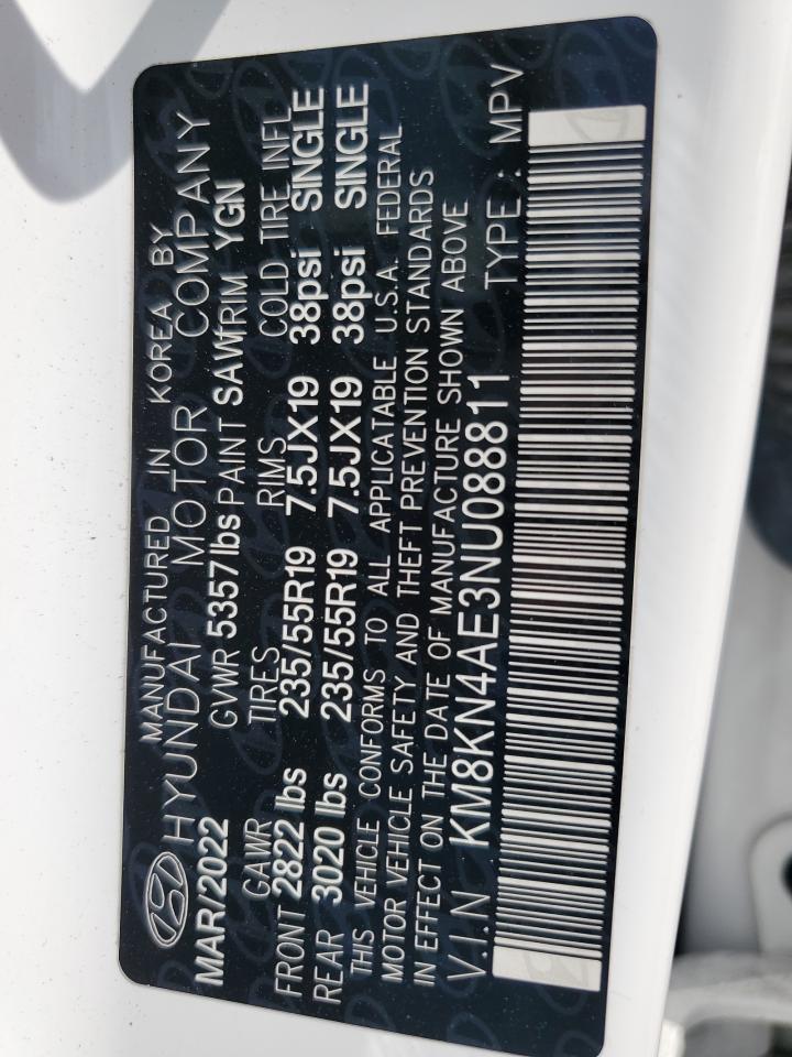 2022 Hyundai Ioniq 5 Sel VIN: KM8KN4AE3NU088811 Lot: 53634385